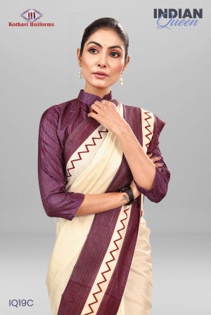Indian Queen | Uniform Saree [IQ19C]