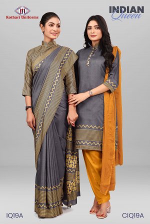 Indian Queen | Uniform Saree & Salwar Combo [IQ19A]