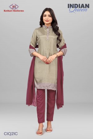 Indian Queen | Uniform Saree & Salwar Combo [IQ21C]