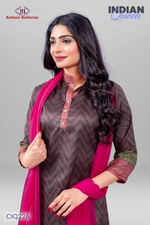 Indian Queen | Uniform Saree & Salwar Combo [IQ22A]
