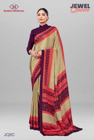 Jewel Queen | Uniform Saree [JQ8C]