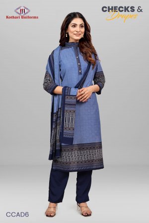 Checks & Drapes | Uniform Salwar Set [CCAD6]
