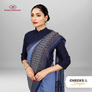 Checks & Drapes | Uniform Saree & Salwar Combo [CAD6]