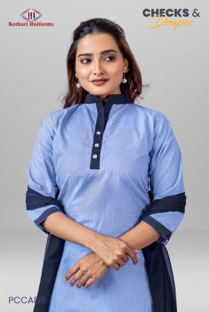 Checks & Drapes | Uniform Salwar Set [PCCAD6]