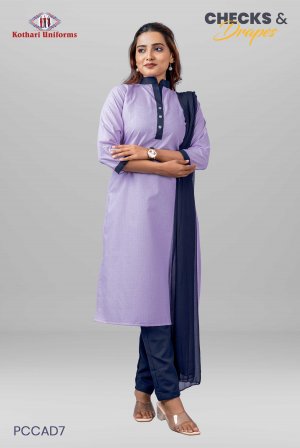 Checks & Drapes | Uniform Salwar Set [PCCAD7]