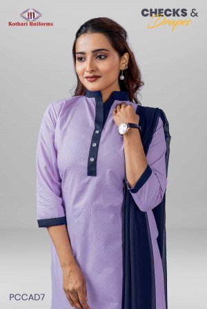 Checks & Drapes | Uniform Salwar Set [PCCAD7]