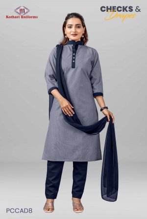 Checks & Drapes | Uniform Salwar Set [PCCAD8]