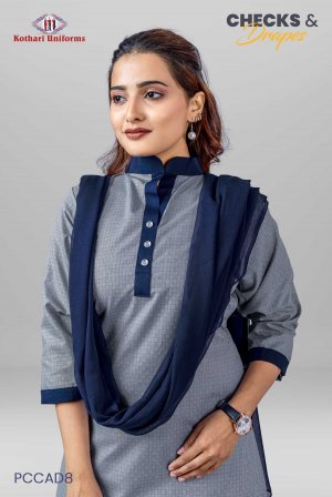 Checks & Drapes | Uniform Salwar Set [PCCAD8]