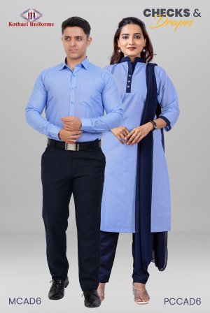 Checks & Drapes | Male Female Uniform Combo [MCAD6]