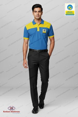 BPCL - Bharat Petroleum Petrol Pump Filler Uniforms - T-Shirt