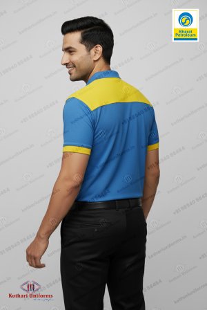 BPCL - Bharat Petroleum Petrol Pump Filler Uniforms - T-Shirt