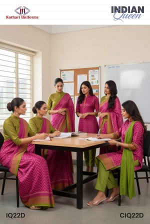 Indian Queen | Uniform Saree & Salwar Combo [IQ22D]