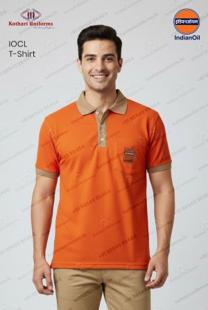 IOCL Indian Oil - Bunk Filler Uniform TShirt