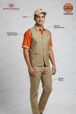 IOCL Indian Oil - Bunk Filler Uniform Short Sleeve Shirt