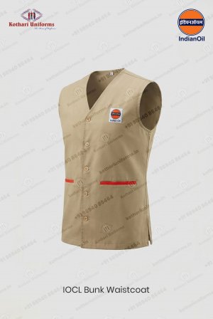 IOCL Indian Oil - Bunk Filler Uniform Waistcoat