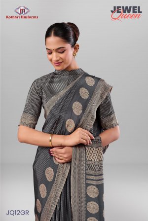 Jewel Queen | Uniform Saree [JQ12GR]