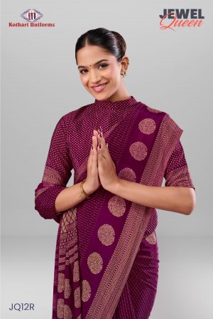 Jewel Queen | Uniform Saree [JQ12R]