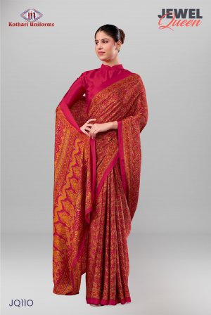 Jewel Queen | Uniform Saree [JQ11O]