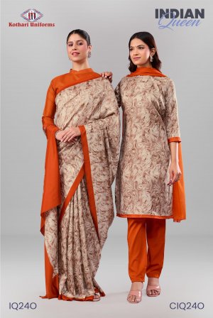 Indian Queen | Uniform Saree & Salwar Combo [IQ24O]