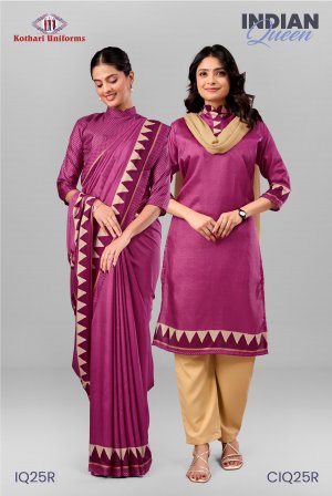 Indian Queen | Uniform Saree & Salwar Combo [IQ25R]
