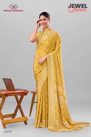 Jewel Queen | Uniform Saree [JQ13Y]