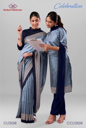 Celebration | Uniform Saree & Salwar Combo [CL13GR]