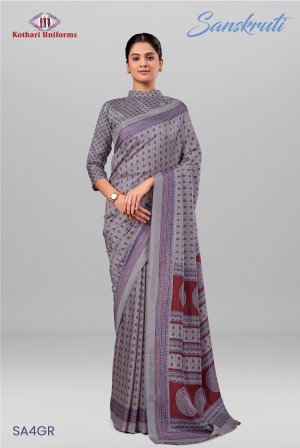 Sanskruti | Uniform Saree [SA4GR]