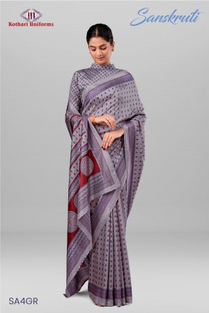 Sanskruti | Uniform Saree [SA4GR]