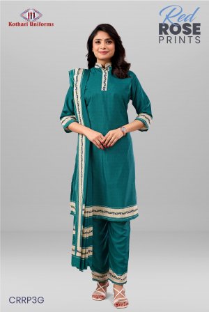 Red Rose Prints | Uniform Salwar Set [CRRP3G]