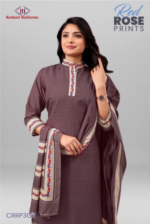 Red Rose Prints | Uniform Salwar Set [CRRP3GR]