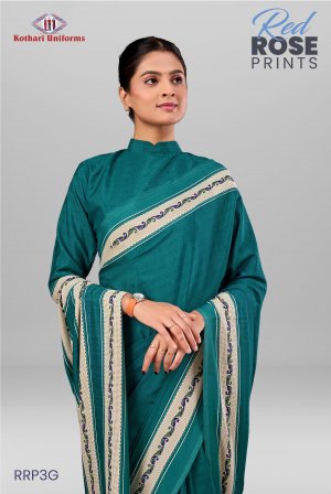 Red Rose Prints | Uniform Saree & Salwar Combo [RRP3G]