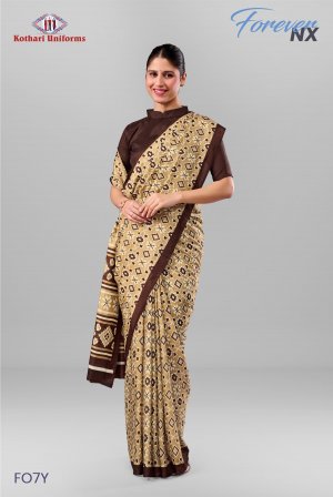 Forever NX | Uniform Saree [FO7Y]