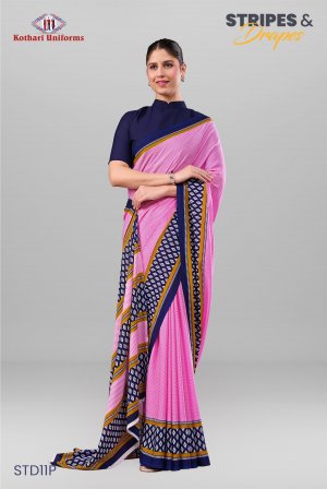 Stripes & Drapes | Uniform Saree & Salwar Combo [STD11P]