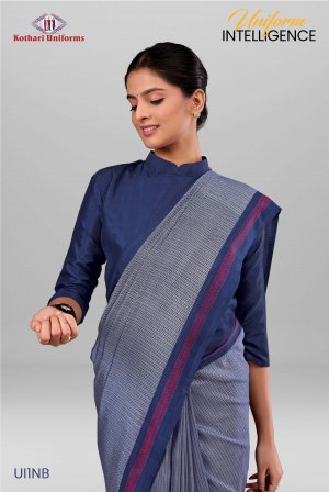 Uniform Intelligence | Uniform Saree [UI1NB]