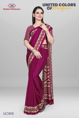 United Colors of Workforce | Uniform Saree [UCW9]