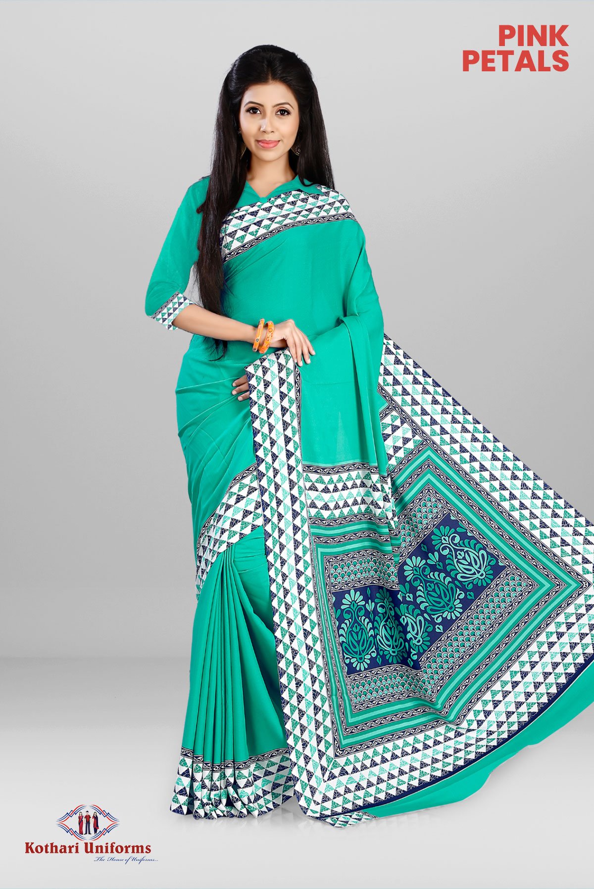 Uniform Sarees Corp in bangalore - manufacturer Uniform saree, Uniform saree  and salwar karnataka