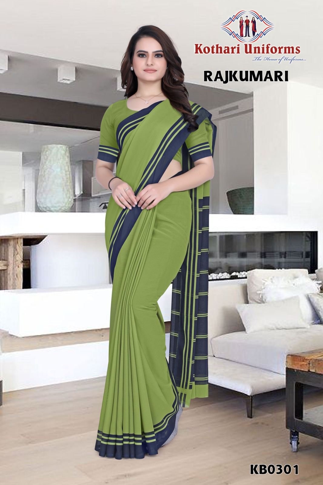 Uniform saree for on sale teachers