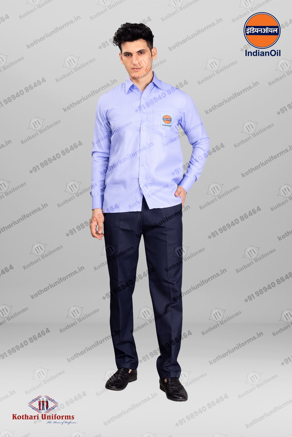 IOCL - Indian Oil Petrol Pump Manager Uniform - Shirt & Pant