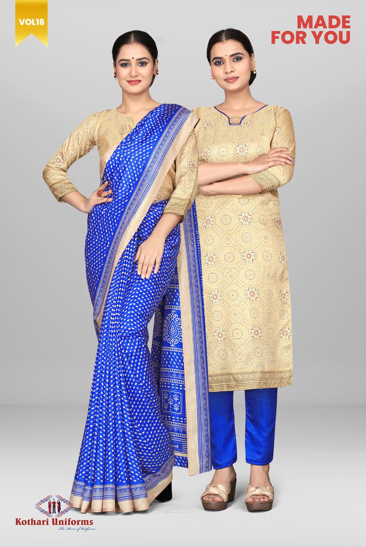 Made for You - Uniform Saree-Salwar Combo [MFY6]