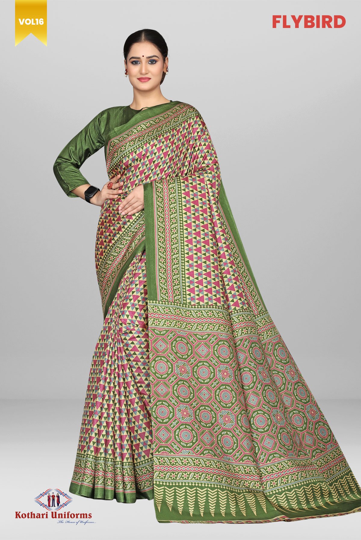 Flybird | Uniform Saree [FB6A]
