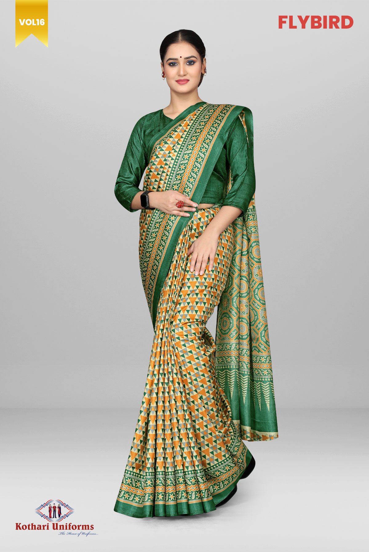 Flybird | Uniform Saree [FB6D]