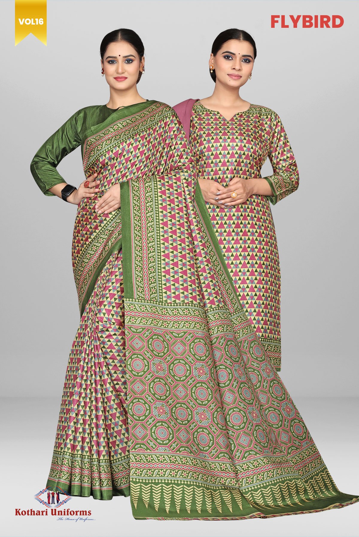 Flybird | Uniform Saree & Salwar Combo [FB6A]