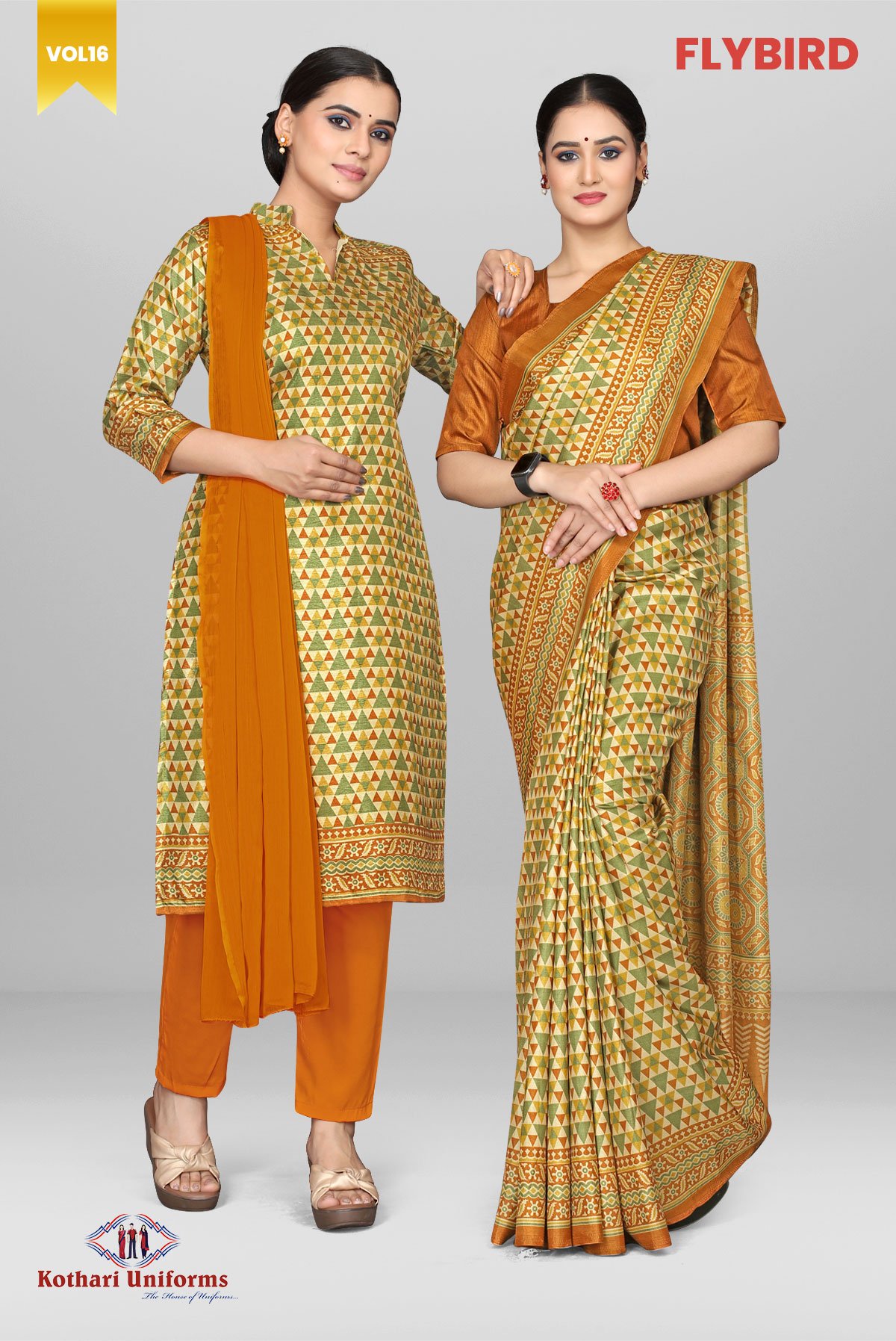 Flybird | Uniform Saree & Salwar Combo [FB6B]