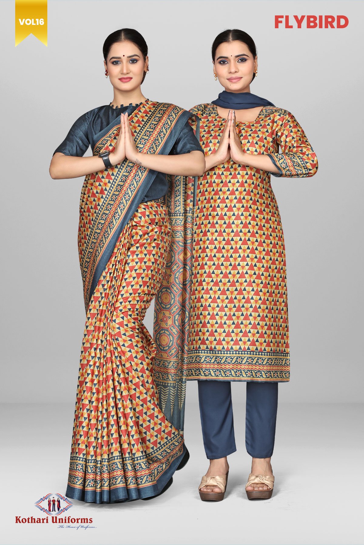 Flybird | Uniform Saree & Salwar Combo [FB6C]