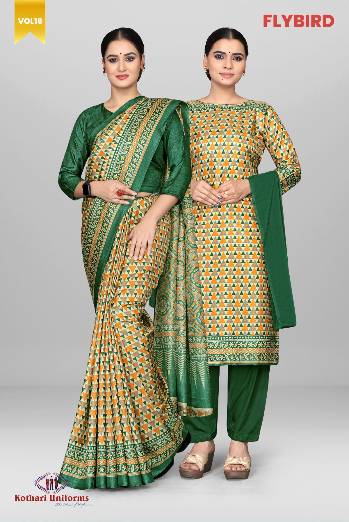 Flybird | Uniform Saree & Salwar Combo [FB6D]