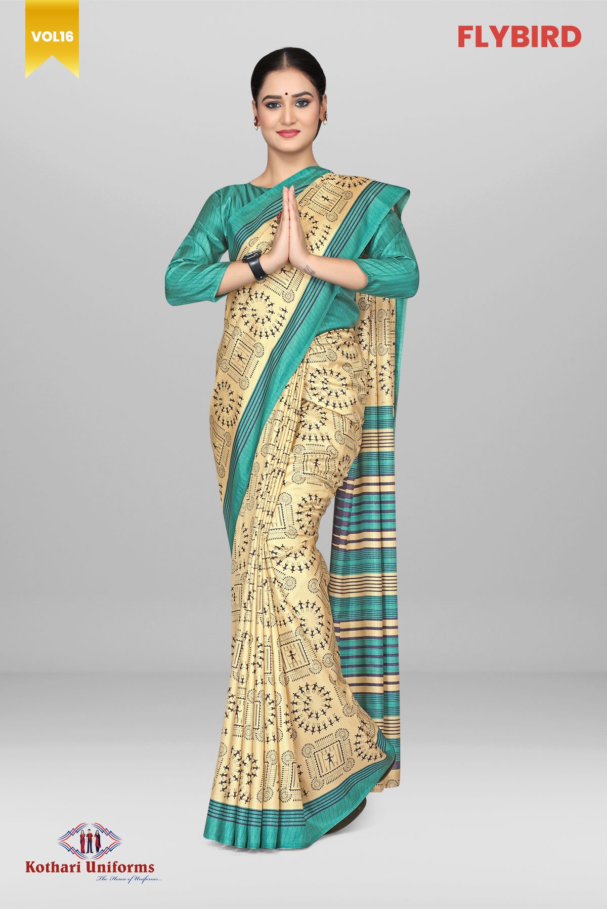Flybird | Uniform Saree [FB7D]