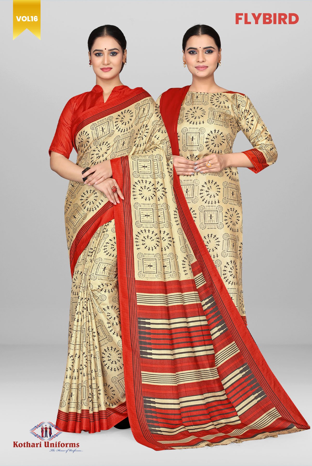 Flybird | Uniform Saree & Salwar Combo [FB7A]