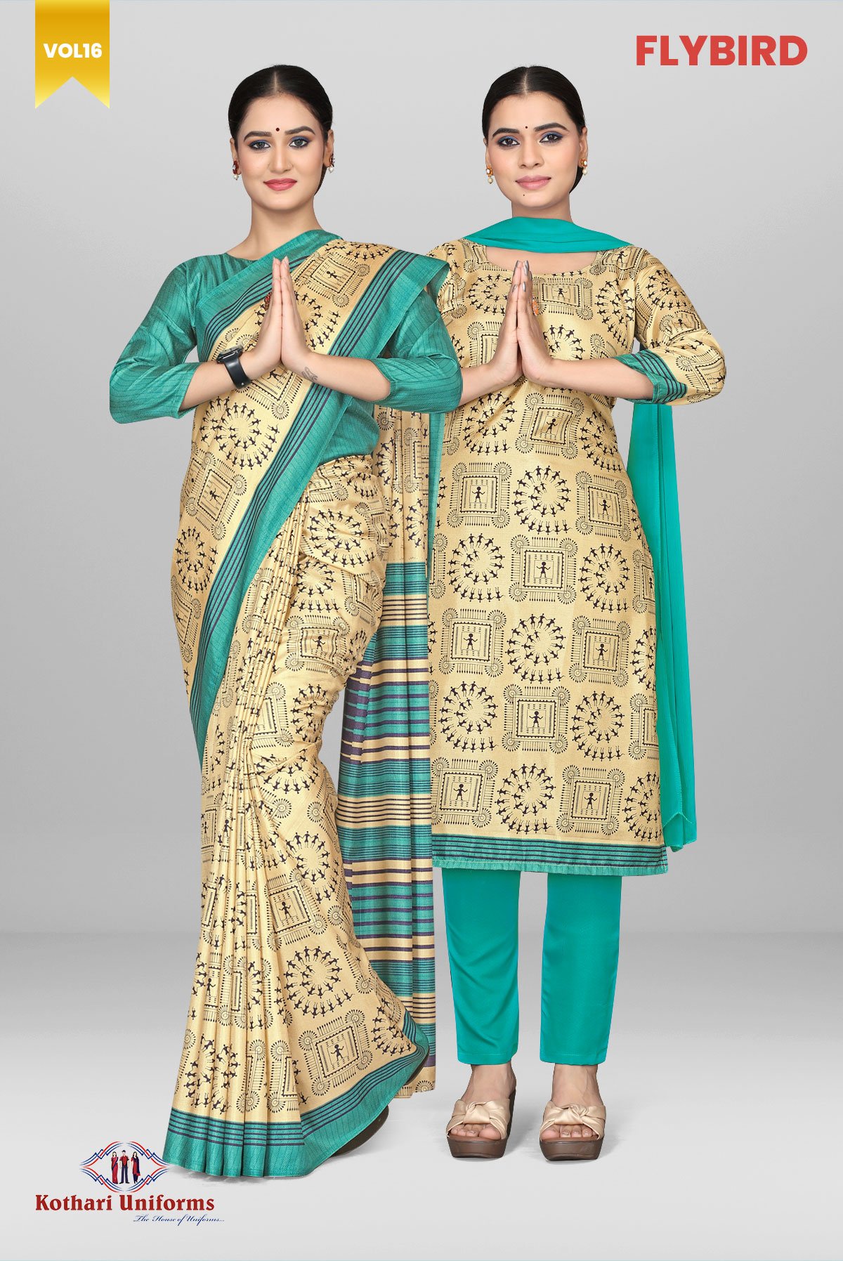 Flybird | Uniform Saree & Salwar Combo [FB7D]