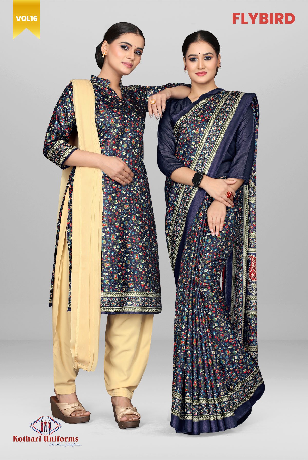 Flybird | Uniform Saree & Salwar Combo [FB8B]