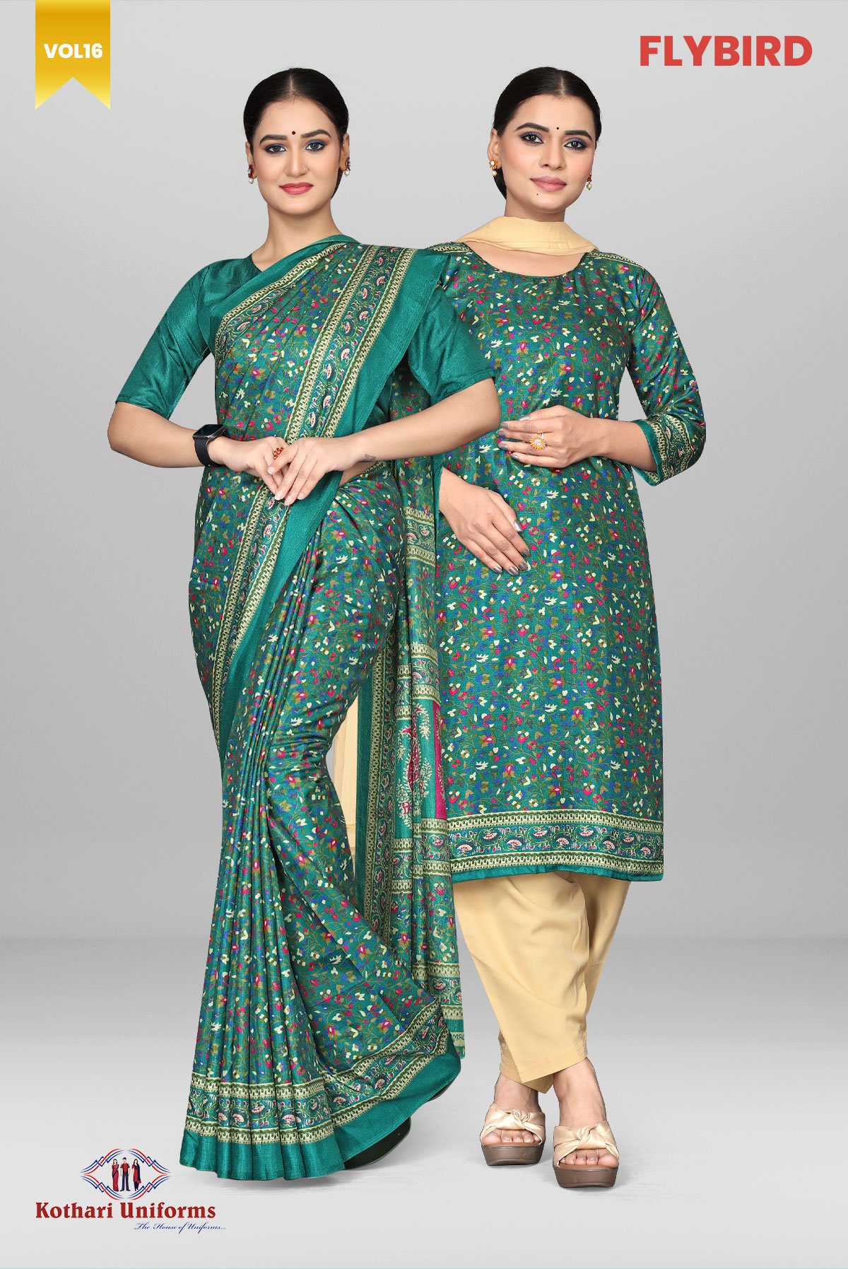 Flybird | Uniform Saree & Salwar Combo [FB8C]